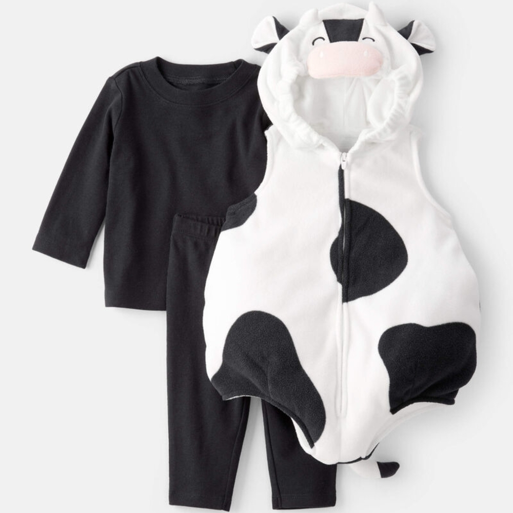 Cow Print Baby Costume Set NWT